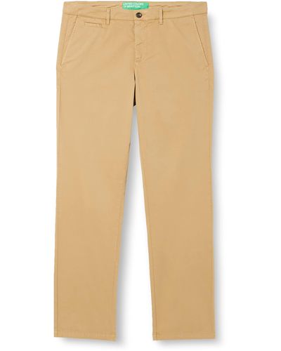 Benetton Trousers 4dkh55i28 - Natural