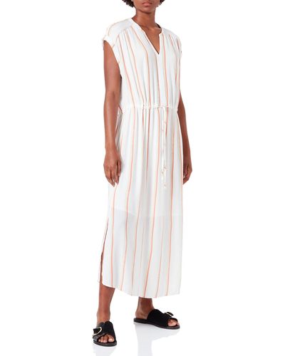 Tom Tailor Kleid mit Streifen 1031363 - Weiß