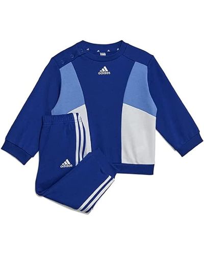 adidas Colorblock French Terry Jogger Jouth - Blu