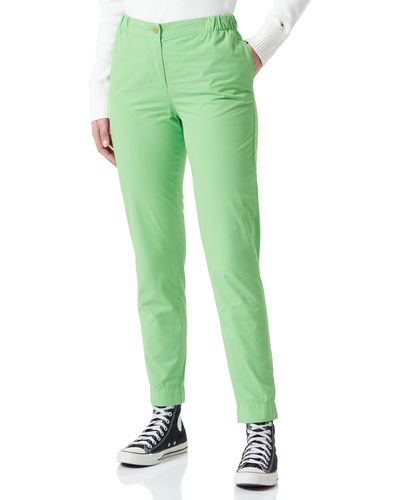 Tommy Hilfiger Mujer Pantalón 1985 Tapered Algodón - Verde