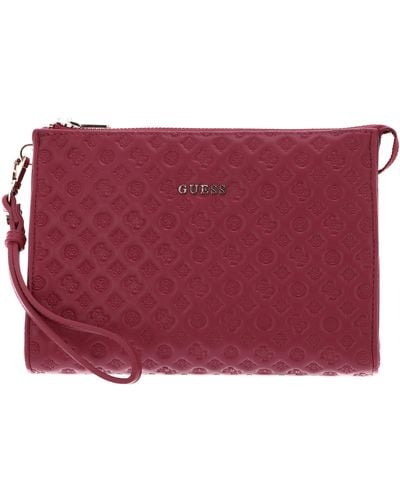 Guess Pouch Bright Pink - Rot