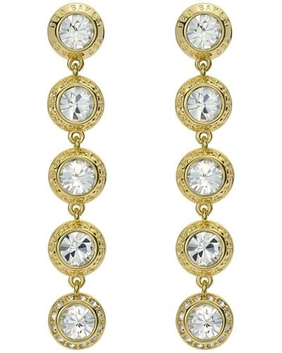 Ted Baker Sorella Solitaire Sparkle Crystal Long Drop Earrings For - Metallic