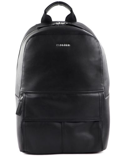 Calvin Klein Utility Napa Flap Pocket Backpack CK Black - Nero