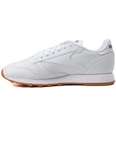 Reebok Girls' Classic Leather Low-top Trainers - White