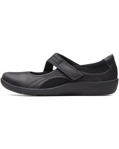 Clarks Bella Sillian s Casual Zapatos - Negro