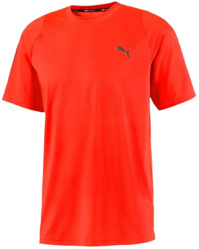 PUMA T-Shirt Power Thermo R+ Tee 518974 Lava Blast M - Rot