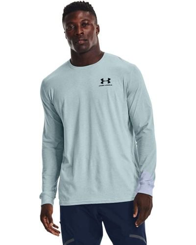 T-Shirt Herren Under Armour HG Armour Comp S/S - carbon heather/black