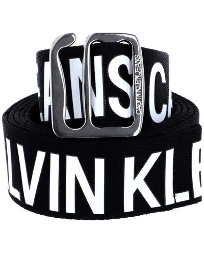 Calvin Klein Slider Tape Belt 3.5 W115 Black - Zwart