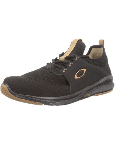 Oakley Dry Slip-on Mesh Cushioned Stretch Sneaker - Black