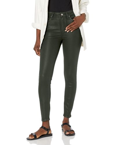 PAIGE Hoxton Transcend High Rise Ultra Skinny Ankle Jean - Green