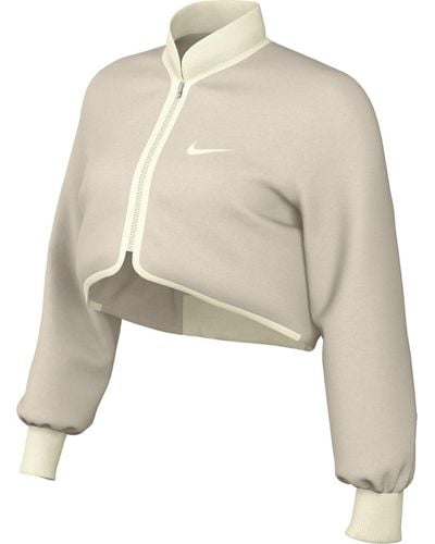 Nike Damen Sportswear Clcctn Crop Fz JKT Veste - Neutre