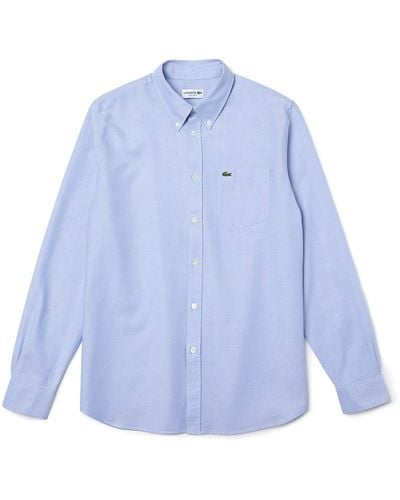 Lacoste CH2979 Camisa de Vestir - Azul