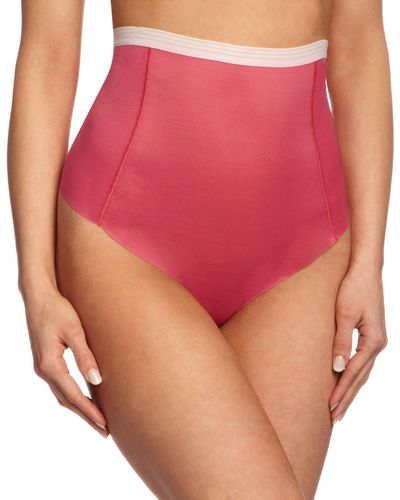 Triumph Light Sensation Highwaist String Brief Lipstick Pink - Red