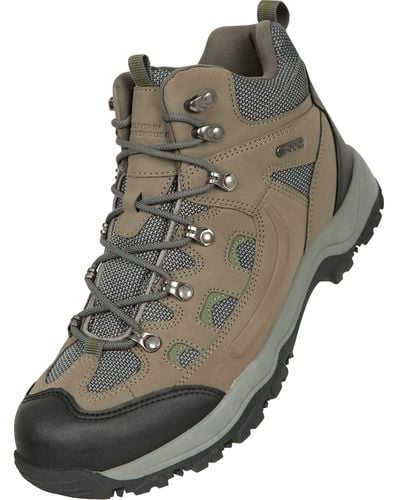 Mountain Warehouse Isodry Waterproof & Breathable Shoes With Heel & Toe Bumpers - For Spring - Brown