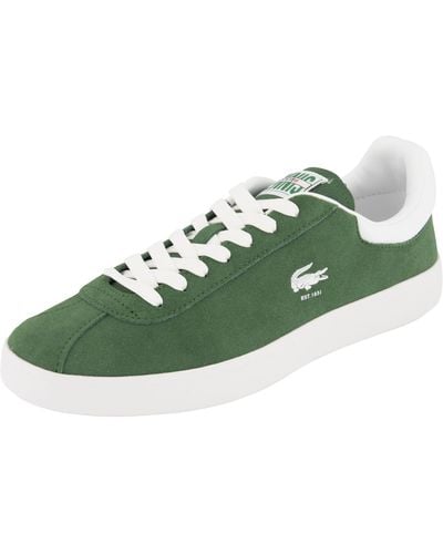 Lacoste Sneakers aus Wildleder - Grün