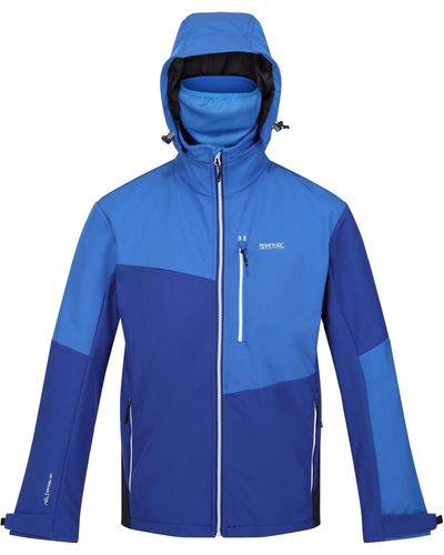 Regatta S Hewitts Ix Breathable Hooded Softshell Jacket - Blue