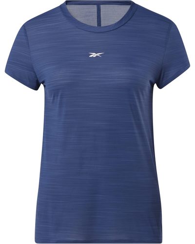Reebok Workout Ready T-Shirt ica Corta - Blu