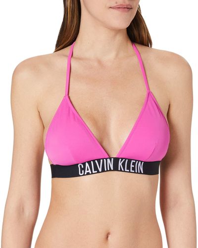 Calvin Klein Triangle-rp Haut de Bikini - Violet