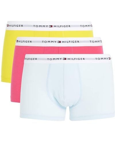 Tommy Hilfiger Boxer Lot de 3 Slip Sous-Vêtement - Blanc