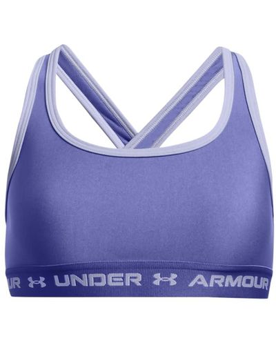 Under Armour S Crossback Mid Sports Bra - Purple