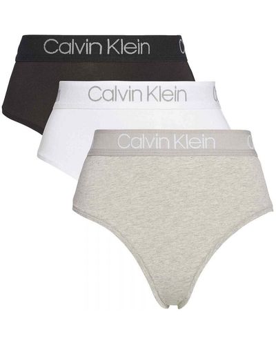 Calvin Klein Set Regalo Donna Confezione da 3 Slip - Nero
