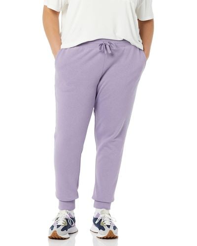 Amazon Essentials Pantalon de survêtement en Polaire - Violet