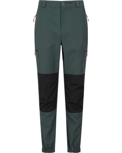 Mountain Warehouse Regular - Water-resistant Bottoms With Upf - Green