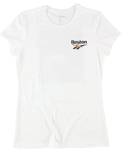 Reebok Boston Marathon Graphic Tee - White