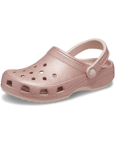 Crocs™ Adult's Classic Clog 36-37 EU Quartz Glitter - Pink