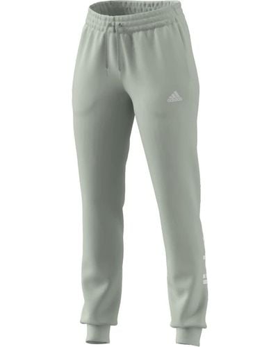 adidas Essentials French Terry Logo Trousers - Green