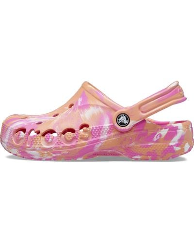 Crocs™ Baya Marbled Amazon Clog - Pink