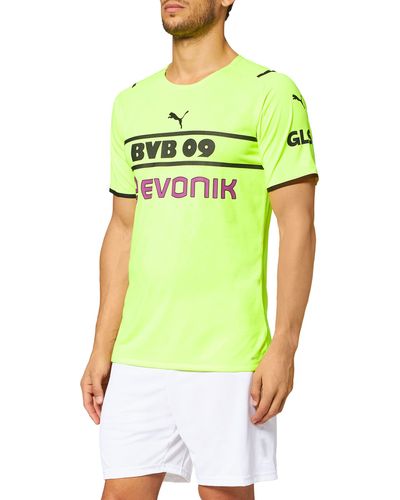 PUMA Bvb Cup Shirt Authentic W/packaging - Geel