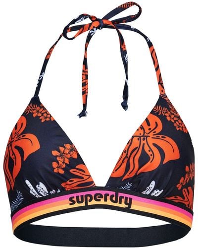 Superdry Vintage Logo Bikini Brief NH Badehose - Rot