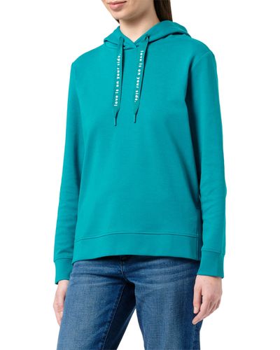 S.oliver 2141861 Sweatshirt mit Kapuze - Blau