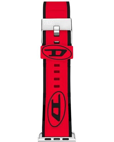 DIESEL Band Compatible With Apple Watch - Red