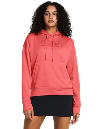 Under Armour Shoreline Terry Hoodie - Red