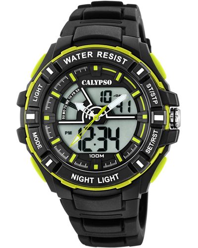 Calypso St. Barth S Analogue-digital Quartz Watch With Plastic Strap K5769/4 - Green