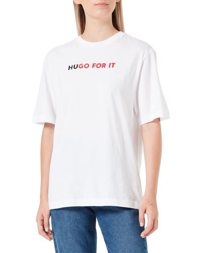 HUGO Dashire_2 T-shirt - White