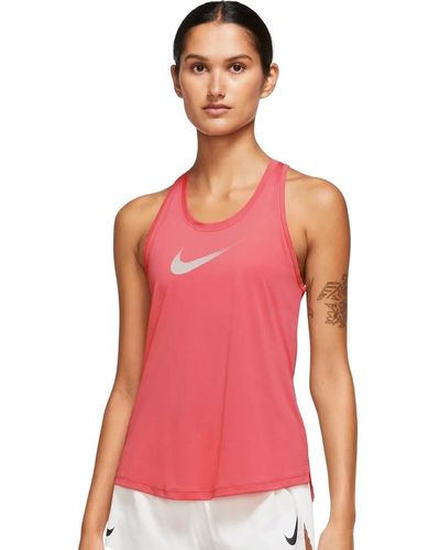 Nike One Dri-fit Swoosh Hbr T-shirt Voor - Meerkleurig