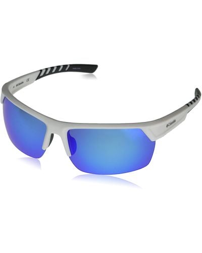Columbia Peak Racer Rectangular Sunglasses - Blue