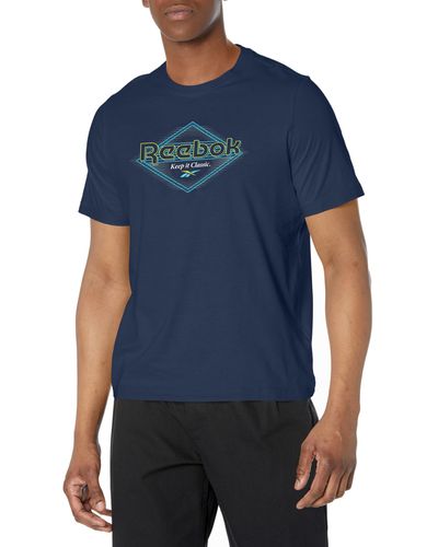Reebok Graphic Tee T-shirt - Blue