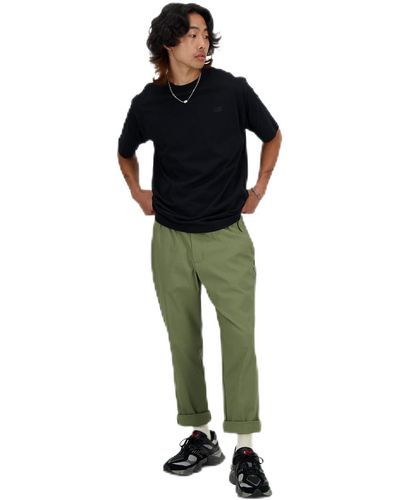 New Balance S Twill Trousers Khaki L - Green