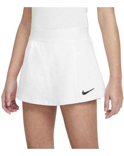 Nike DF Victory Flouncy Gonna da Tennis - Bianco