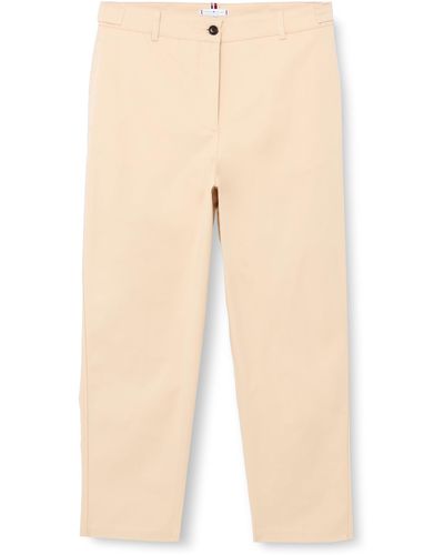 Tommy Hilfiger Tapered Co Twill Chino Pant Woven - Naturel