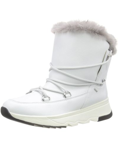 Geox D Falena B Abx C Ankle Boots - White