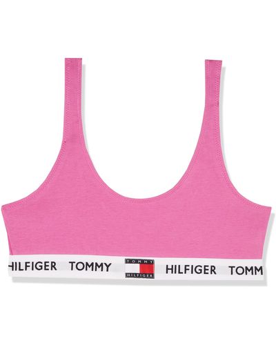 Tommy Hilfiger Unlined Bralette Bra - Pink