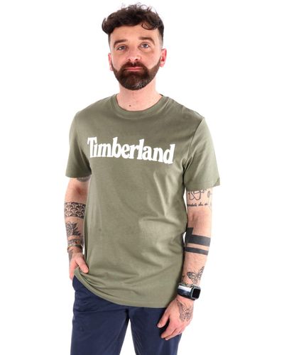 Timberland T-shirt Kennebec River Linea pour homme - Vert