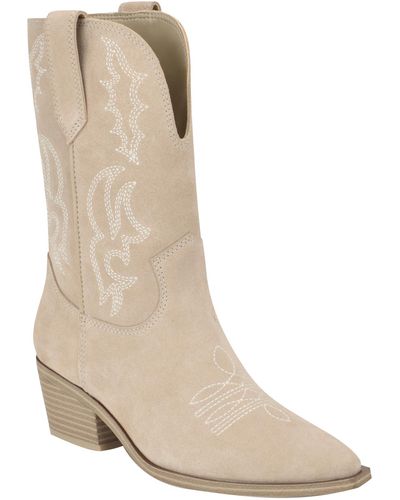 Nine West Yodown Western Boot - Natural