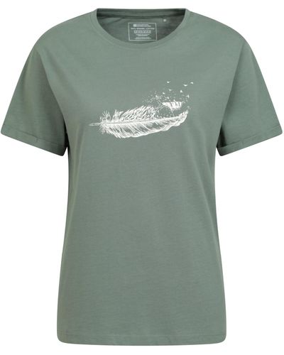 Mountain Warehouse Shirt - Breathable & Lightweight Ladies Tee Shirt - Green