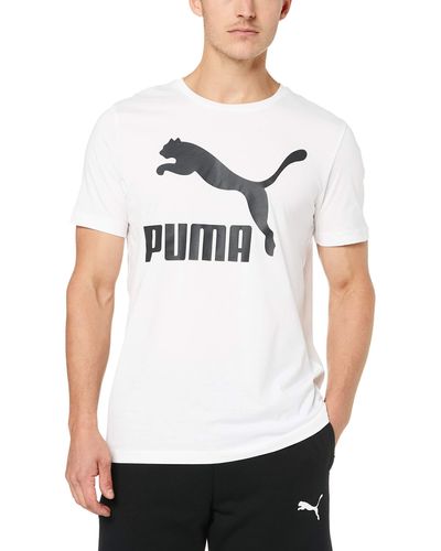 PUMA T-shirts Classics Logo White S